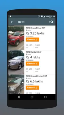 Used Cars in Delhi android App screenshot 1